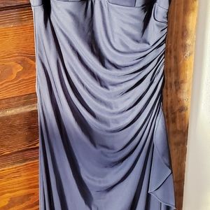 Betsy & Adam Bodycon Cocktail Evening Dress Midnight Blue